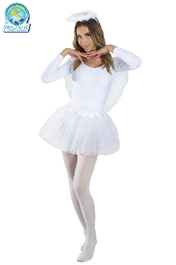 GONNA TULLE BIANCA STELLATA 